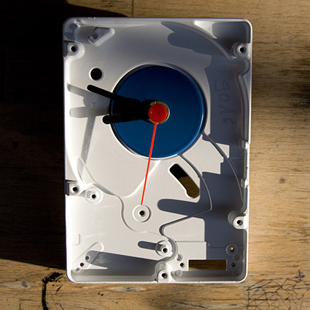 most stylish hard drive clock